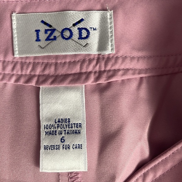 Izod Pull On Skort Skirt Athletic Size 6 Purple - Picture 7 of 8